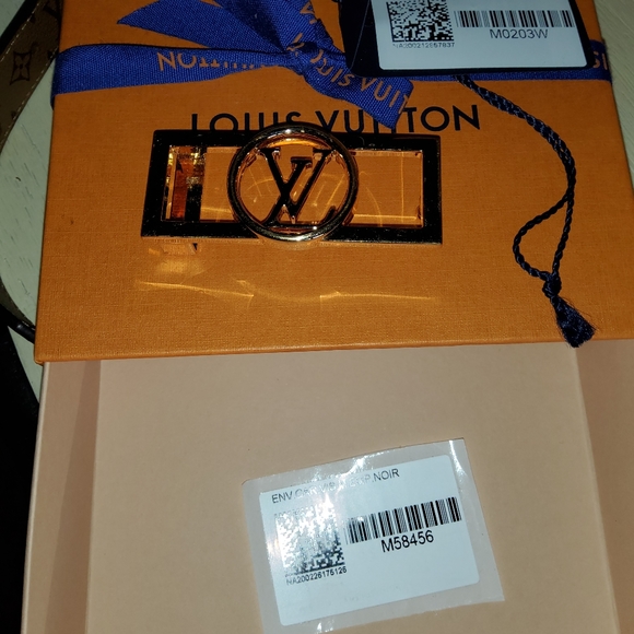 Louis Vuitton black reversible Daphne belt & Buckle main image 7
